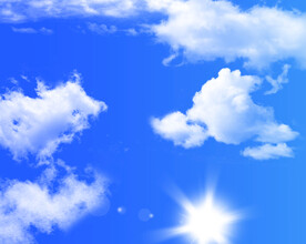 蓝天白云