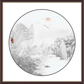 新中式山水画