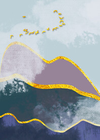 抽象图 油画