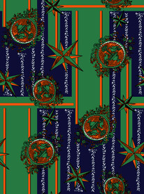 卡通 几何 花朵 拼图 