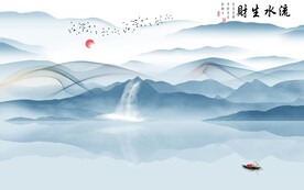 高端现代新背景墙 TIF分层