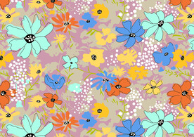 小花 矢量 数码