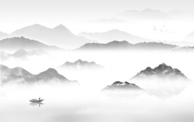 爆卖高清新山水画 文件分层画