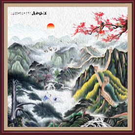 国画山水
