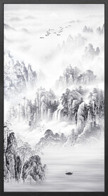 水墨山水画