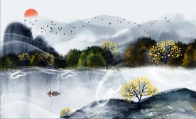 山水装饰画