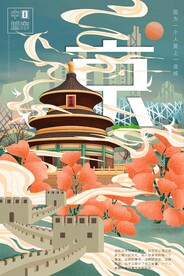 海报展板分层图
