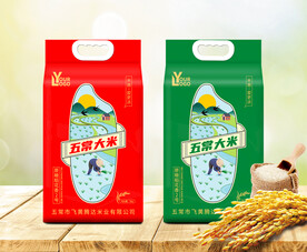 大米包装 米袋 平面图