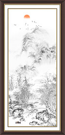 玄关山水画