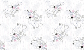 数码印花花朵花卉