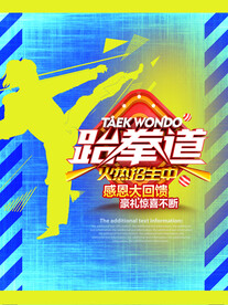 跆拳道海报