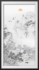 新中式山水画