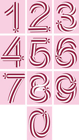 可爱数字