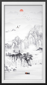玄关山水画
