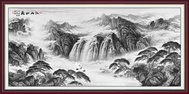 国画 江山如画