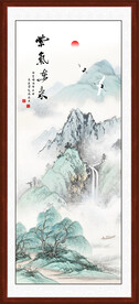 玄关山水画 