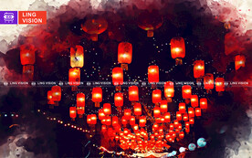 元宵节赏花灯