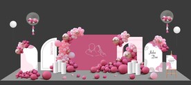 粉色婚礼
