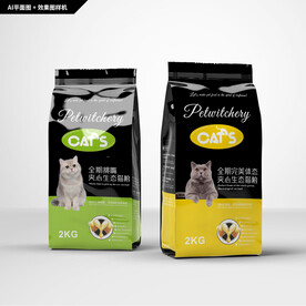 夹心猫粮  高端猫粮包装