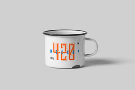 搪瓷杯效果图样机