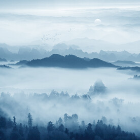水墨山水画