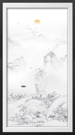 水墨山水画