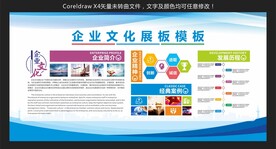 企业文化展板模板