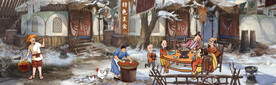 火锅 特色美食背景