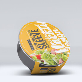 食品容器套筒包装模型速食食品外