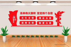 四个自信文化墙