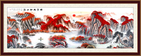 油画山水