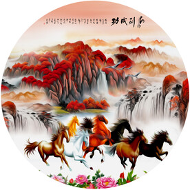 奔马图