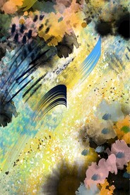 抽象肌理油画