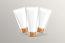 化妆品瓶样机不同风格瓶装