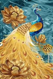 金色孔雀玄关
