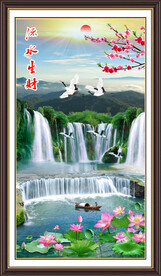 玄关山水画