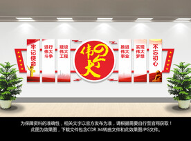 四个伟大文化墙