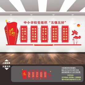 学校党建文化墙