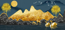 晶瓷画 抽象画 新中式