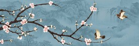 卧室梅花装饰画