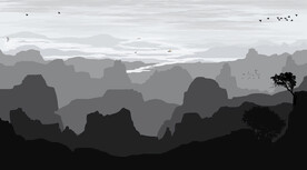 意境山水画