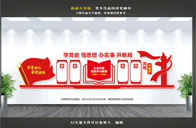 党史教育文化墙