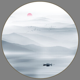 新中式山水画