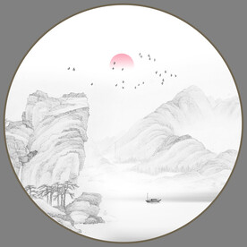 新中式山水画