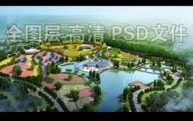 花海公园航拍