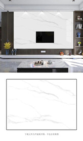 轻奢爵士白石纹悬空背景墙