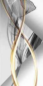 晶瓷画 抽象画 线条