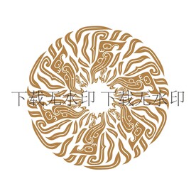 鸟纹图吉祥