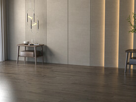 中式卧室场景空景效果图