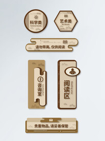图书馆导视牌